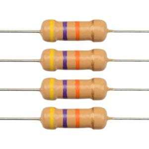 47k Ohm 1/4 Watt Resistor