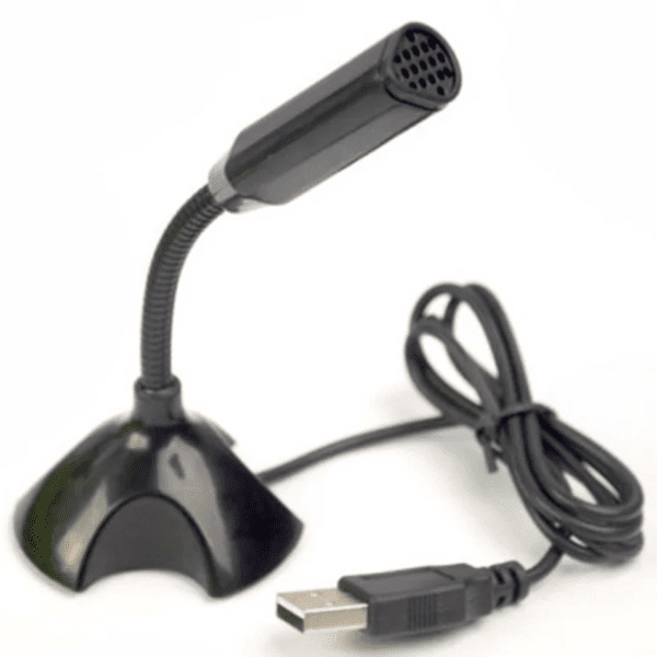 Mini USB Microphone Stand With Mic