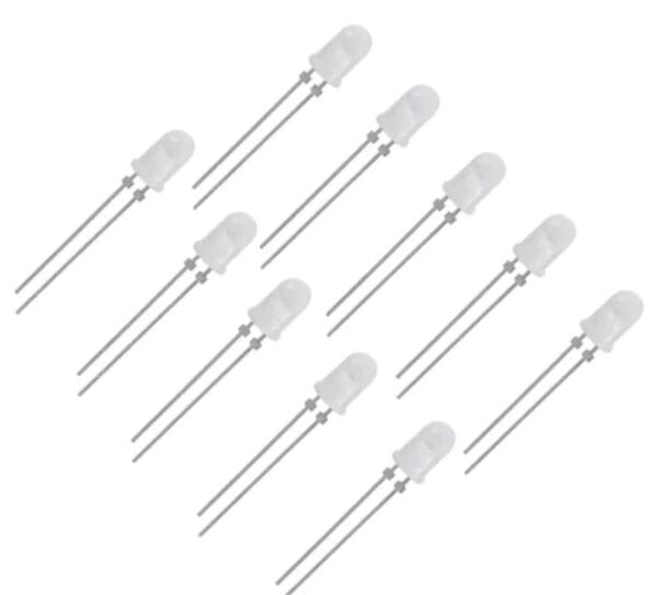 White LED 5mm-10pices