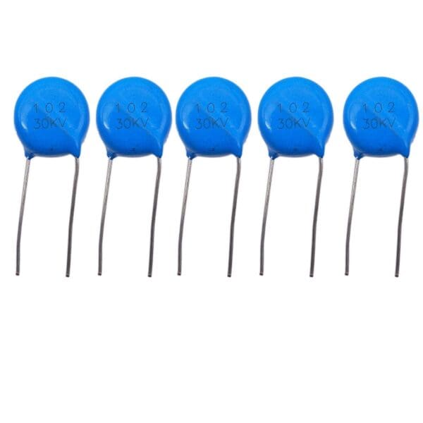 1000 pf capacitors ( 5 pieces)