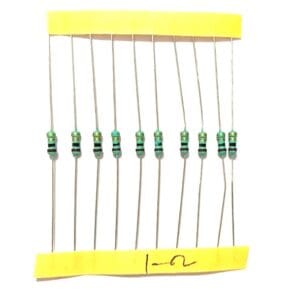 1 ohms 1/4watt resistor (10 pieces) pack