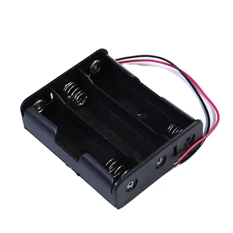 Black Plastic Storage Box Case Holder For Battery 3 x 18650 Cell Box