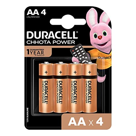 Duracell Chhota Power AA Battery –1.5 V Alkaline-(4pcs)